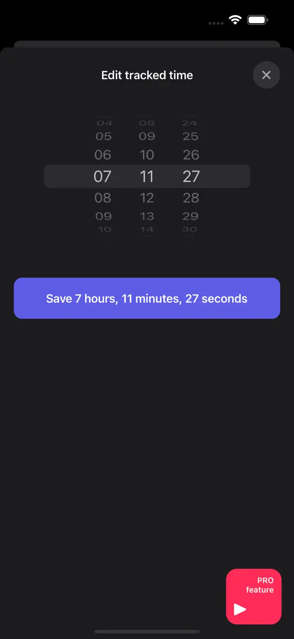 #5. Timetrack mini @ Homescreen (iOS) By: Marian Koenig