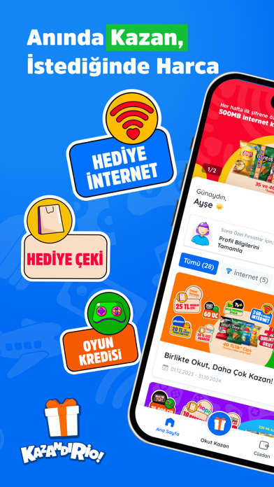 Screenshot #1 pour KazandıRio - İndir,Okut,Kazan