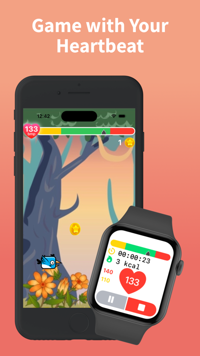 BirdBeat:  Fun Heart Rate Game Screenshot