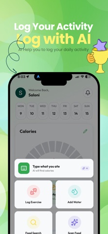 Calorix : AI Calories Tracker iPhone screenshot