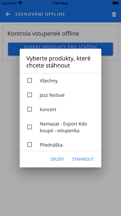 SimpleTicket.cz Screenshot