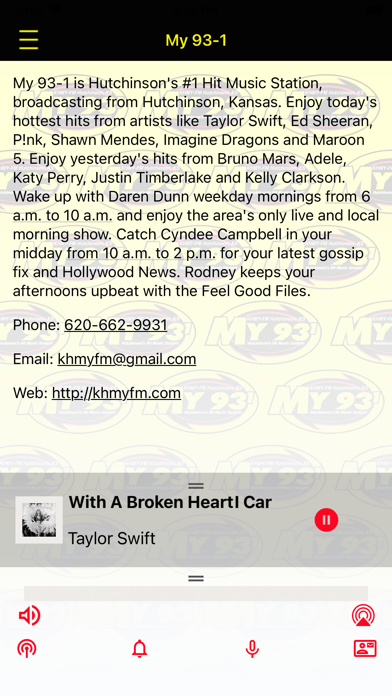 My 93.1,  Hutchinson, KS Screenshot