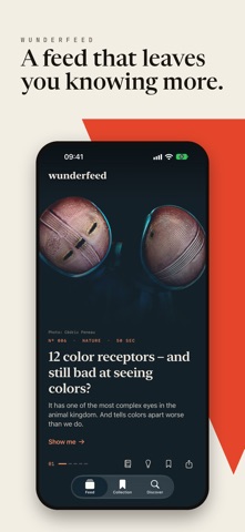 Wunderfeed: Science & Facts screenshot 1