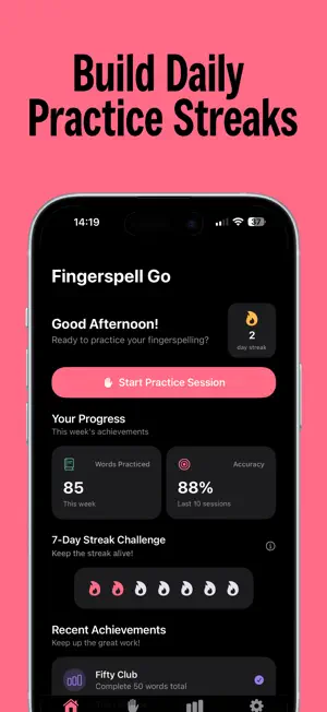 Fingerspell Go screenshot 4