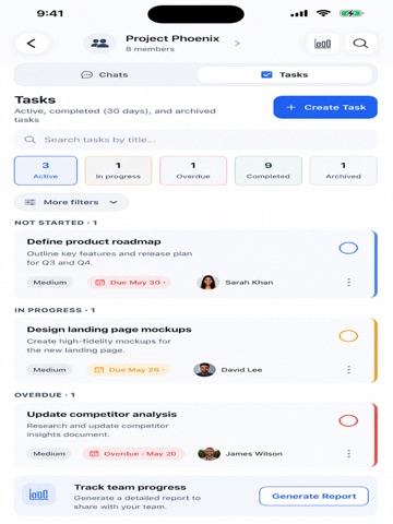 WorkChat — Team Messaging iPad screenshot