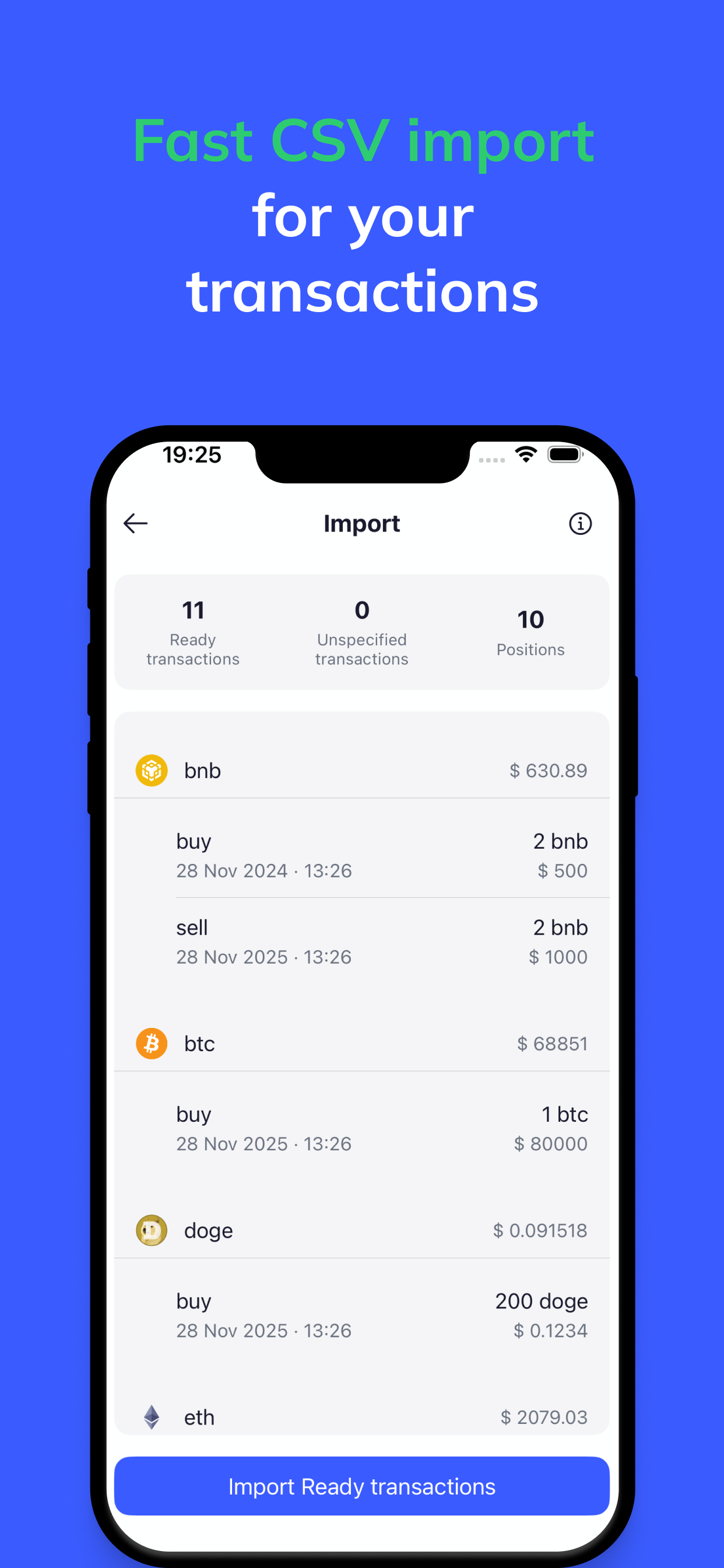 Holdy: Crypto Portfolio screenshot 5