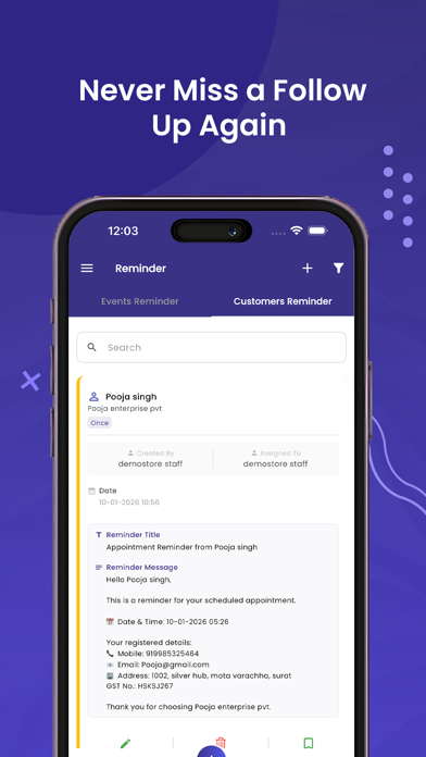 365 CRM iPhone screenshot 5 - Business app