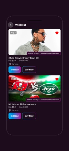 Ticket Dash – Bid. Win. Go. screenshot