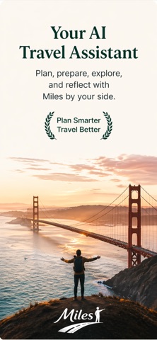 Miles - AI Travel Assistant iPhone screenshot