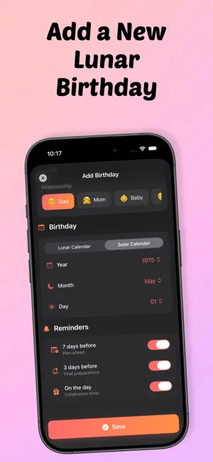Lunar Birthday Reminder screenshot 3