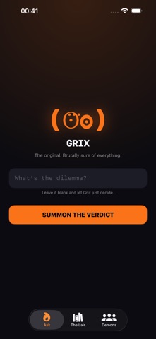 DecisionDemon iPhone screenshot