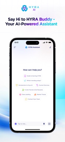 HYRA AI - AI on Edge Computing iPhone screenshot