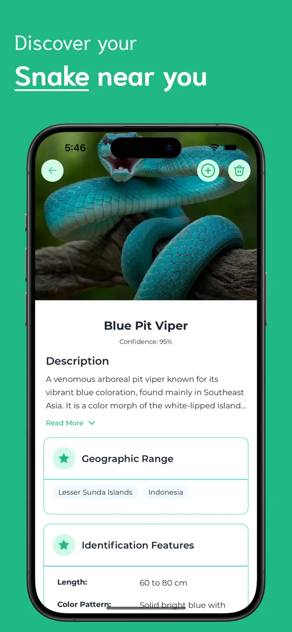 #3. Snake Identifier - SI (iOS) Ved: Ankur Dhameliya