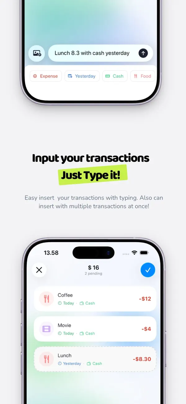 Screenshot #1 pour Waltly — Smart Wallet Tracker