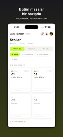 CentralPOS Ofisiant Screenshot 2