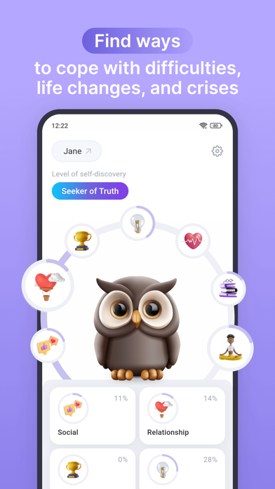 sOwl - Personality Test App Screenshot