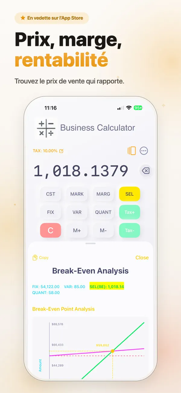 Screenshot #2 pour CalculatorBiz