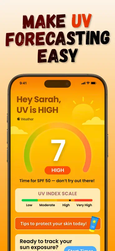 UV Index Widget & Forecast screenshot 2 of 4