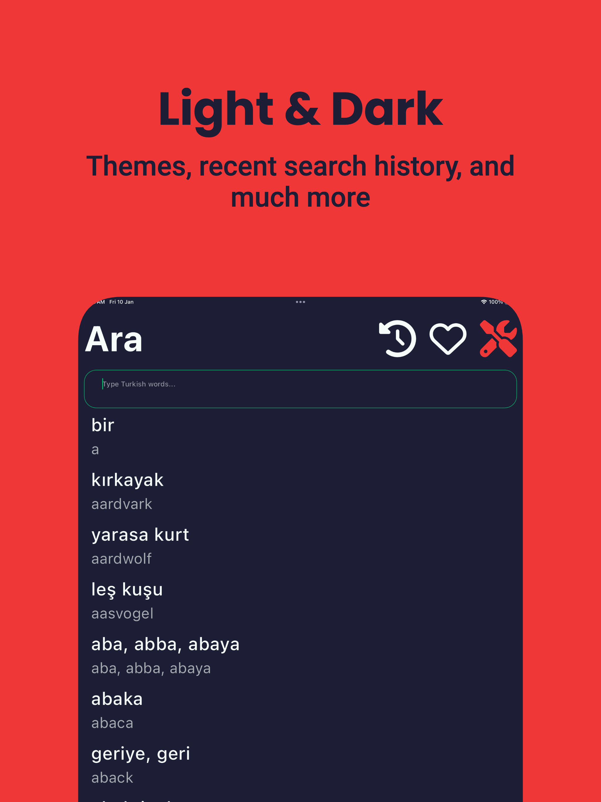Turkish Dictionary - Dict Box screenshot 8