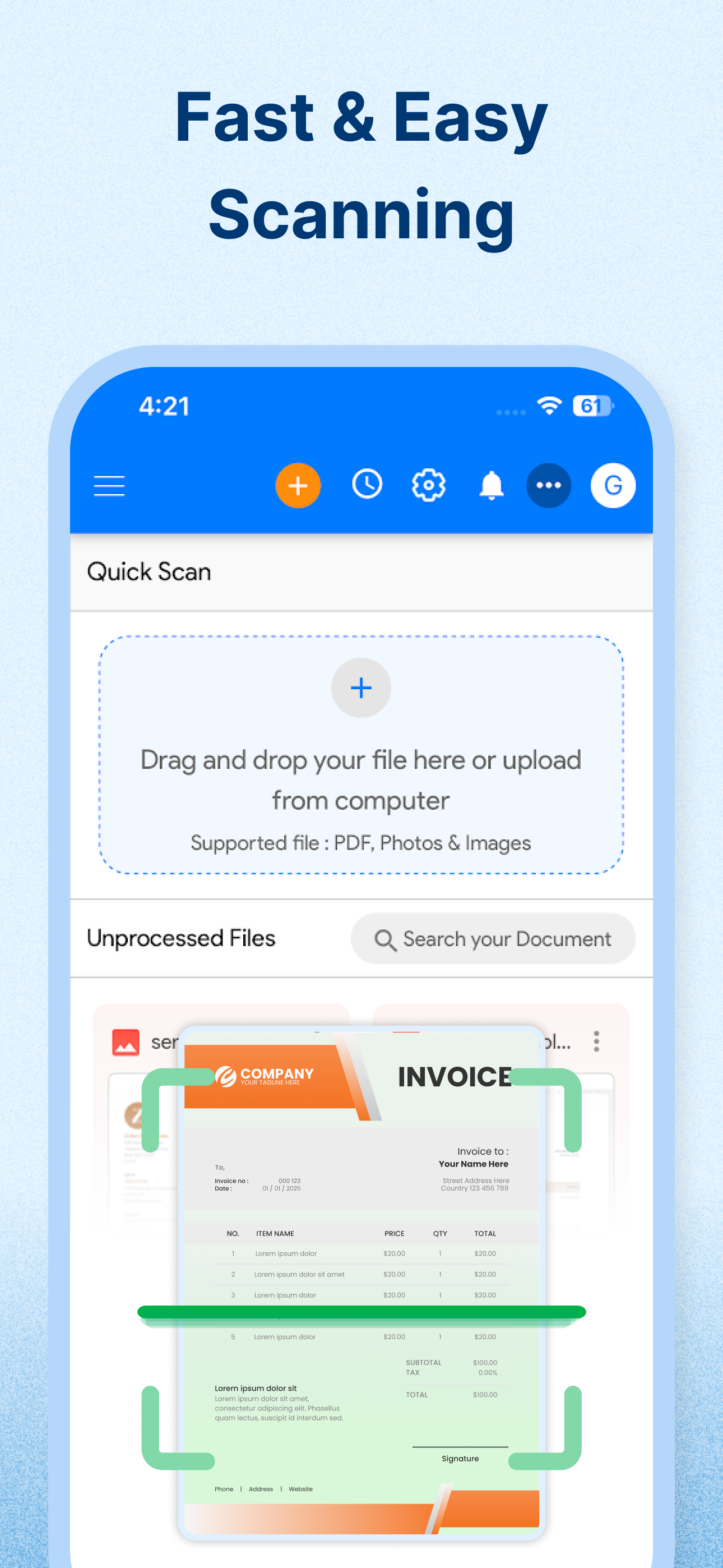 Accounting App - Moon Billing
