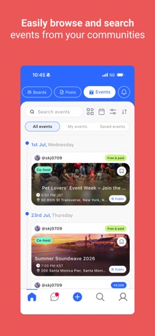 MOMO BOARD Community Super App screenshot