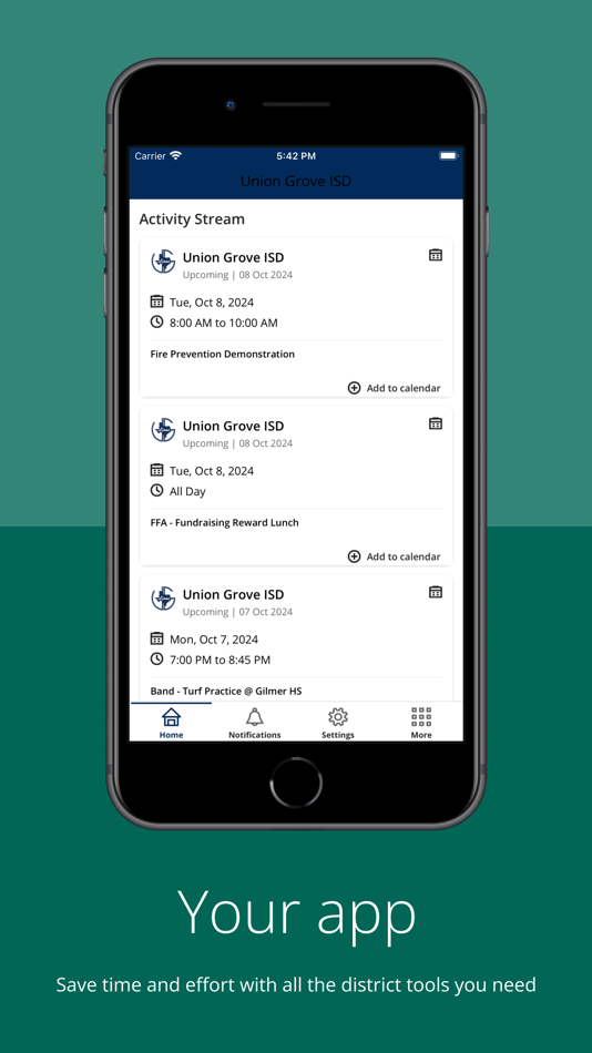 #1. Union Grove ISD (iOS) 由: Union Grove Independent School District
