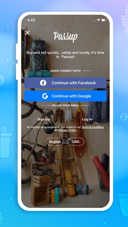 PassUp - Online Classified App