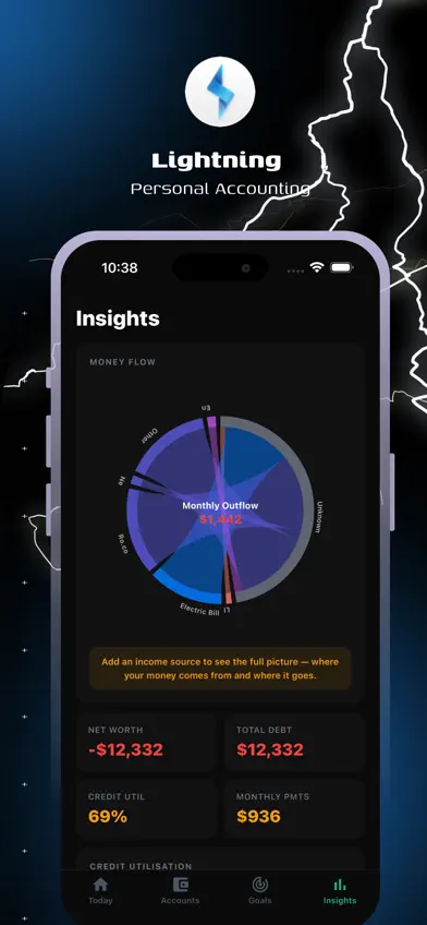 Lightning Personal Accounting screenshot 1