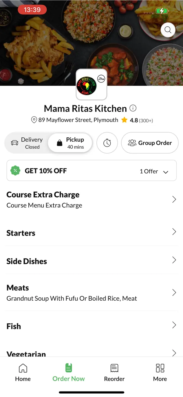 Screenshot #2 pour Mama Ritas Kitchen Plymouth