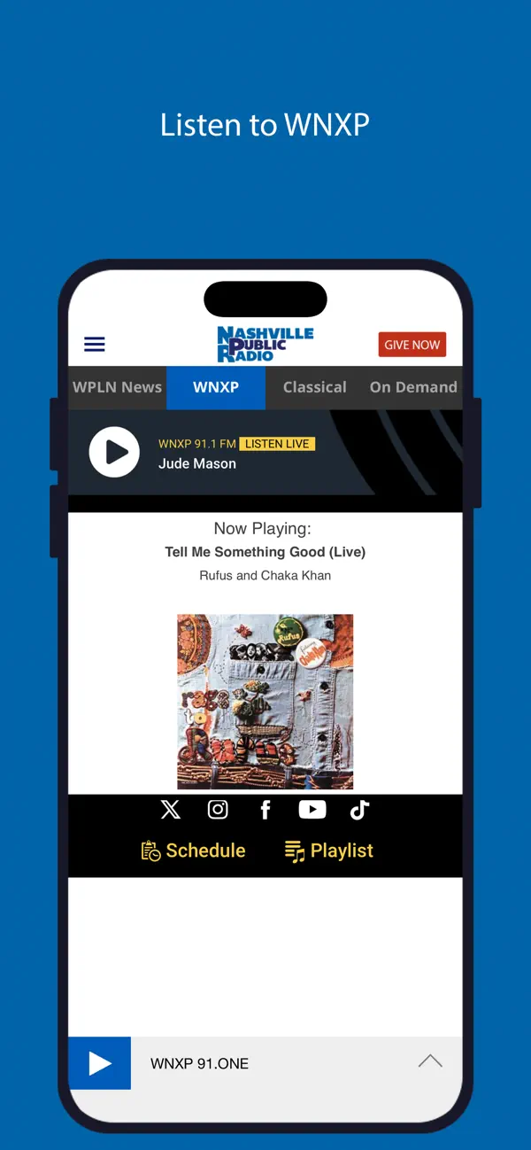 Screenshot #3 pour The Nashville Public Radio App