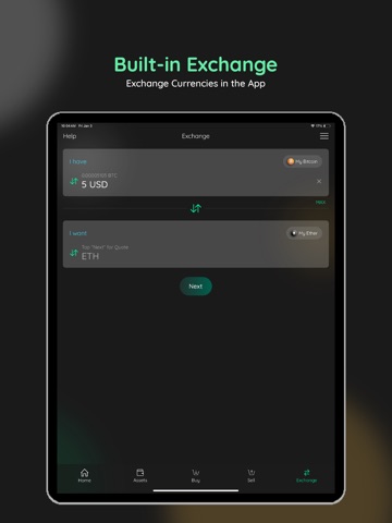 Edge - Crypto & Bitcoin Wallet iPad screenshot