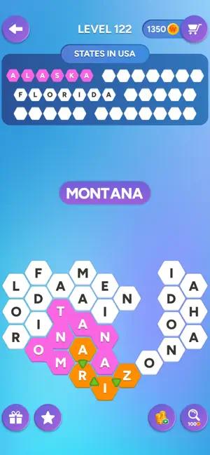 Hexa Word: Hexagon Word Search screenshot 2