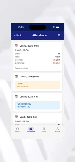 Elite HRM screenshot 2
