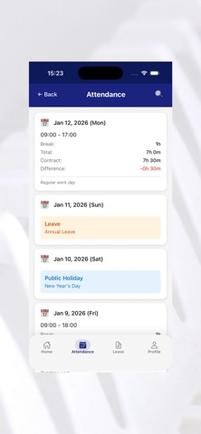 Elite HRM screenshot