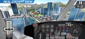 Helicopter Flight Pilot Sim screenshot #1 for iPhone