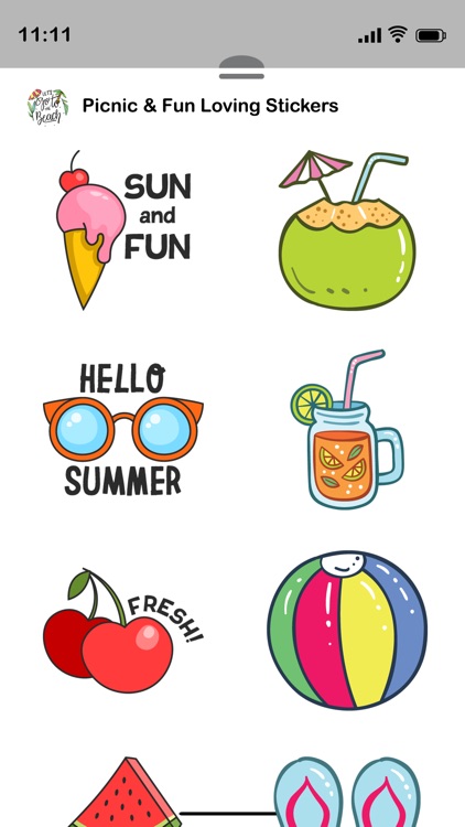 Picnic & Fun Loving Stickers screenshot-3