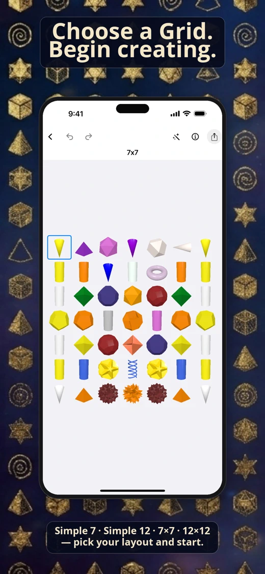 Light Language Grid Creator screenshot 1
