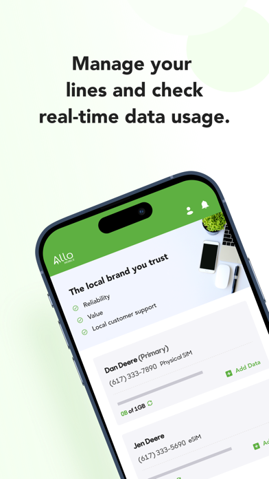 Screenshot 1 of ALLO Mobile App