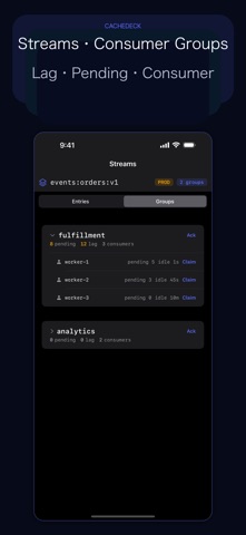CacheDeck: Redis®クライアント のスクリーンショット