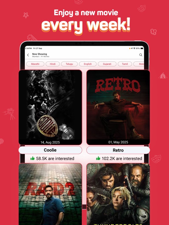 Screenshot #5 pour BookMyShow | Movies & Events