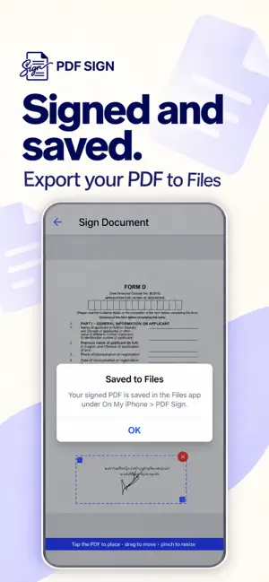PDF Sign: eSign & Export screenshot 4