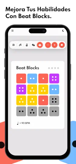 Captura de pantalla de Beat Blocks - Practica Ritmo en iPhone 2