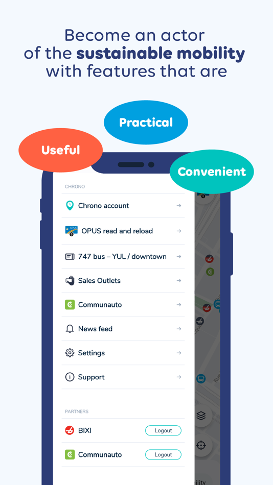 #7. Chrono - Trips and fares (iOS) 由: Autorité régionale de transport métropolitain