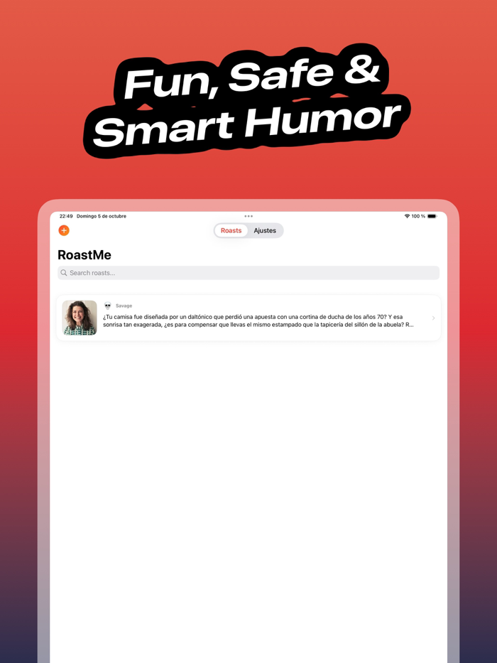 AI Roast App - RoastMe