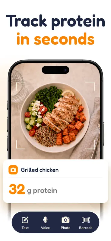 Protein Tracker & Food Scanner screenshot 2 of 5