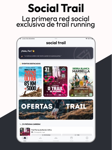 Social Trail iPad screenshot