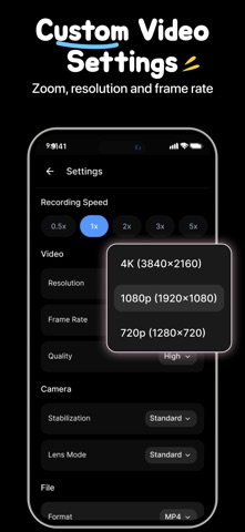 Dual Camera Recorder: MultiCam iPhone screenshot