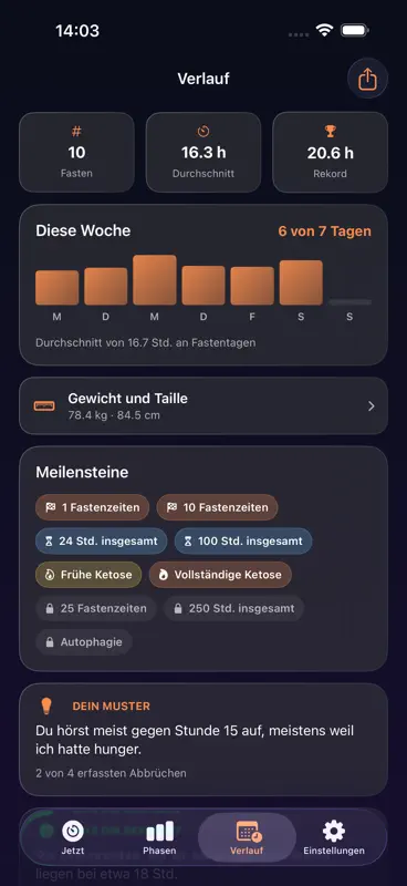 Fasto — Intervallfasten screenshot 4 of 8