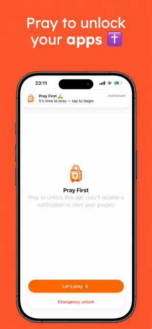 Pray First - Pray to Unlock screenshot 1