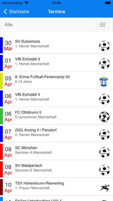 FC Aschheim e.V. Screenshot